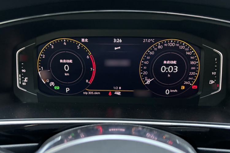 Used Volkswagen Tiguan L 2021 330TSI Automatic Two-Wheel Drive R-Line Enhanced Edition Instrument Cluster