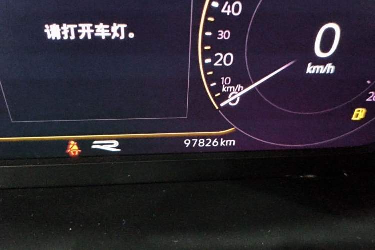Used Volkswagen Tiguan L 2021 330TSI Automatic Two-Wheel Drive R-Line Flagship Edition Odometer Close Up