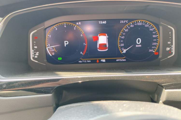 Used Volkswagen Tiguan L 2021 330TSI Automatic Two-Wheel Drive R-Line Enhanced Edition Odometer Close Up