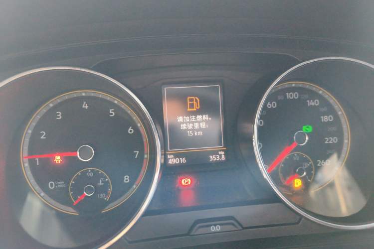 Used Volkswagen Tiguan L 2021 330TSI Automatic Two-Wheel Drive Smart Edition Odometer Close Up