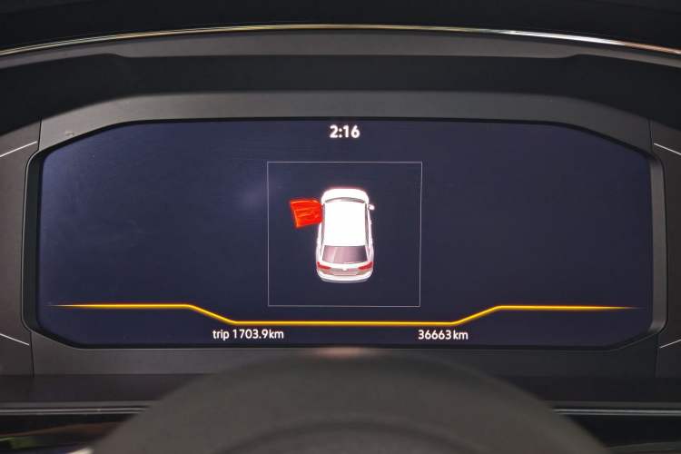 Used Volkswagen Tiguan L 2021 330TSI Automatic Two-Wheel Drive R-Line Enhanced Edition Odometer Close Up