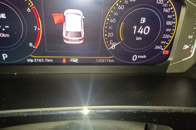 Used Volkswagen Tiguan L 2021 330TSI Automatic Two-Wheel Drive R-Line Enhanced Edition Odometer Close Up