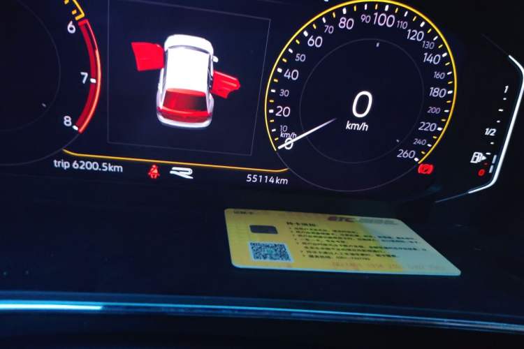 Used Volkswagen Tiguan L 2021 330TSI Automatic Two-Wheel Drive R-Line Enhanced Edition Odometer Close Up