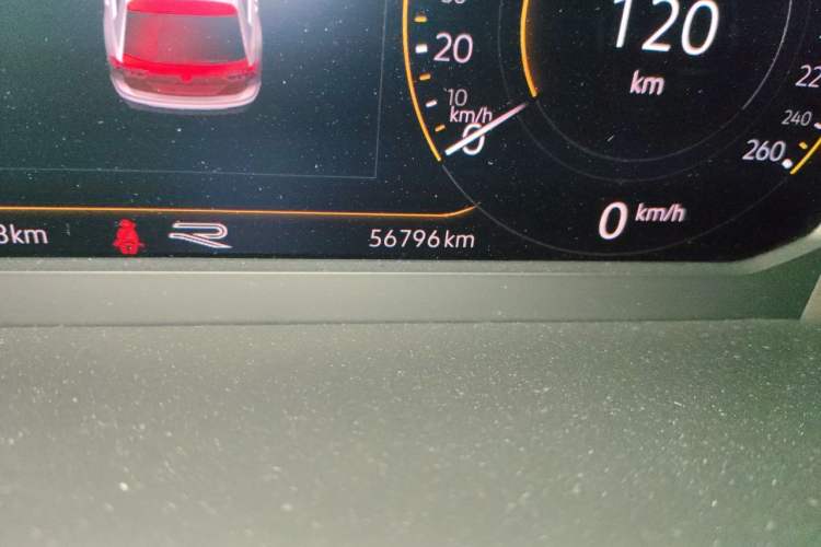 Used Volkswagen Tiguan L 2021 330TSI Automatic Two-Wheel Drive R-Line Enhanced Edition Odometer Close Up