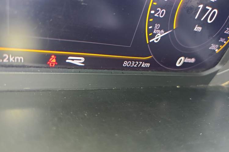 Used Volkswagen Tiguan L 2021 330TSI Automatic Two-Wheel Drive R-Line Enhanced Edition Odometer Close Up