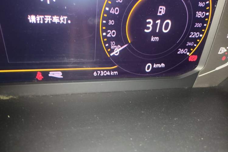 Used Volkswagen Tiguan L 2021 330TSI Automatic Two-Wheel Drive R-Line Enhanced Edition Odometer Close Up
