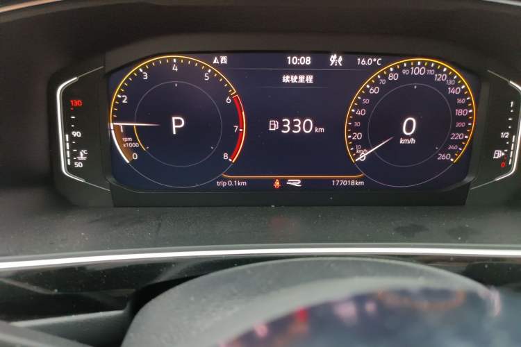 Used Volkswagen Tiguan L 2021 380TSI Automatic All-Wheel Drive R-Line Comfort Plus 7-Seater Odometer Close Up