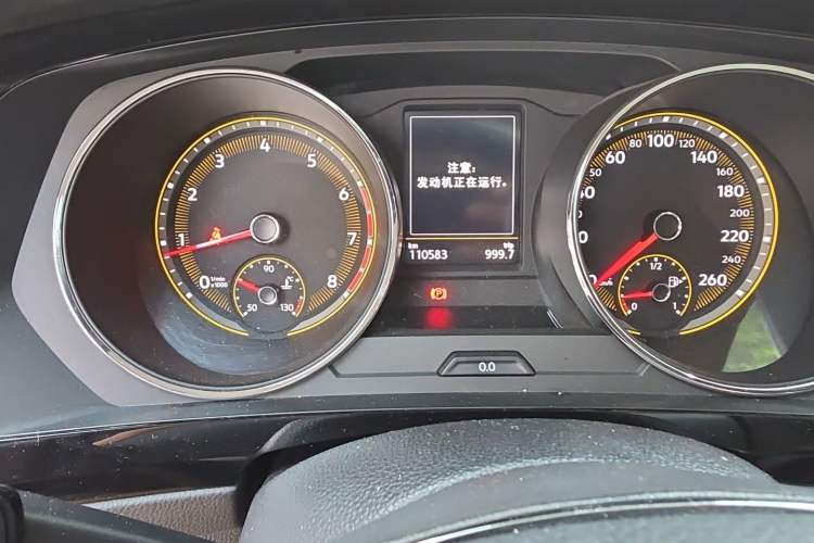 Used Volkswagen Tiguan L 2021 330TSI Automatic Two-Wheel Drive Smart Edition Odometer Close Up