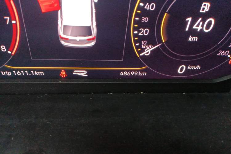 Used Volkswagen Tiguan L 2021 330TSI Automatic Two-Wheel Drive R-Line Enhanced Edition Odometer Close Up