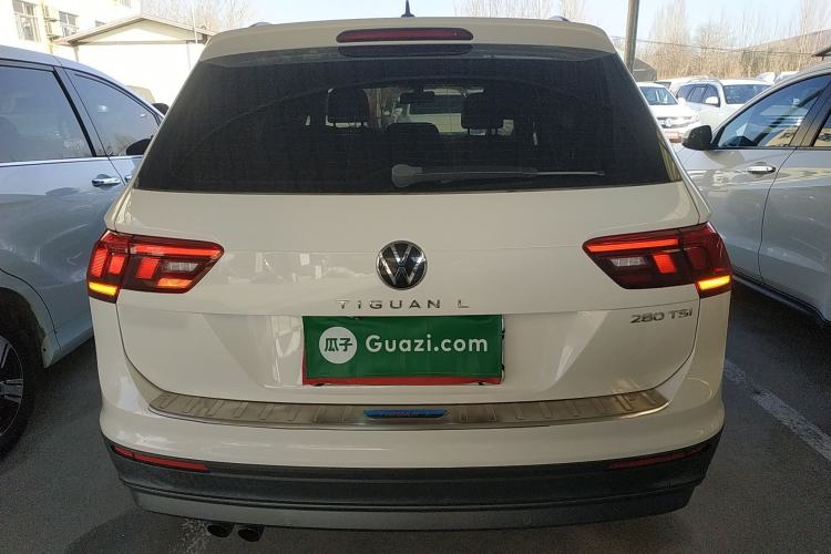 Used Volkswagen Tiguan L 2021 280TSI Automatic Two-Wheel Drive Comfort Edition – Low-Trim Version Rear