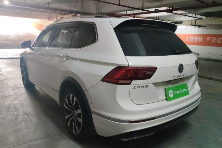 Used Volkswagen Tiguan L 2021 330TSI Automatic Two-Wheel Drive R-Line Enhanced Edition Rear Left 45 Deg