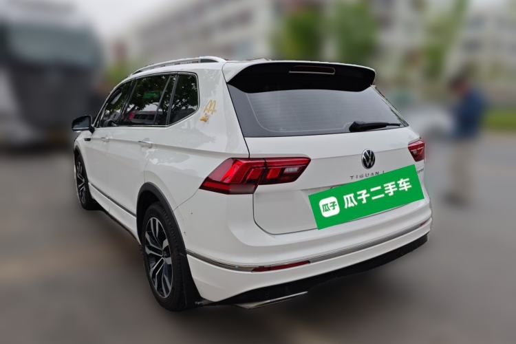 Used Volkswagen Tiguan L 2021 330TSI Automatic Two-Wheel Drive R-Line Enhanced Edition Rear Left 45 Deg