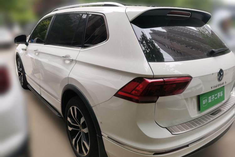 Used Volkswagen Tiguan L 2021 380TSI Automatic All-Wheel Drive R-Line Comfort Plus 7-Seater Rear Left 45 Deg
