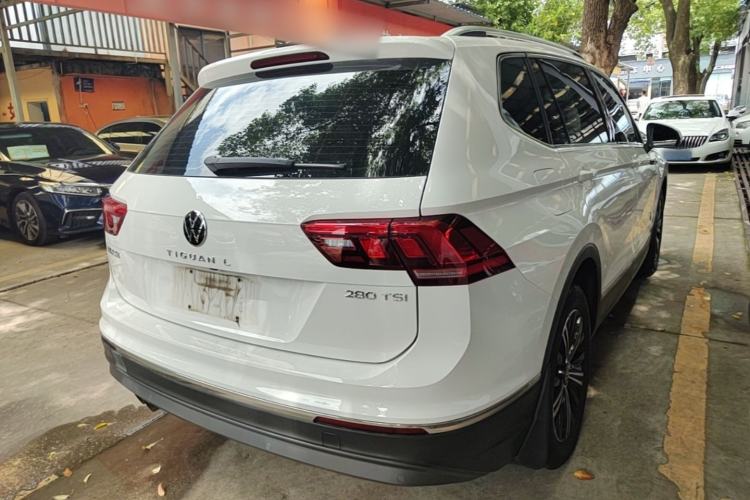 Used Volkswagen Tiguan L 2021 280TSI Automatic Two-Wheel Drive Smart Edition Rear Right 45 Deg
