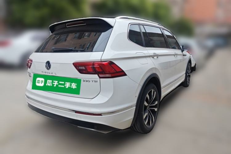 Used Volkswagen Tiguan L 2021 330TSI Automatic Two-Wheel Drive R-Line Enhanced Edition Rear Right 45 Deg