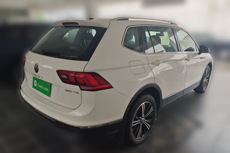 Used Volkswagen Tiguan L 2021 280TSI Automatic Two-Wheel Drive Smart Edition Rear Right 45 Deg