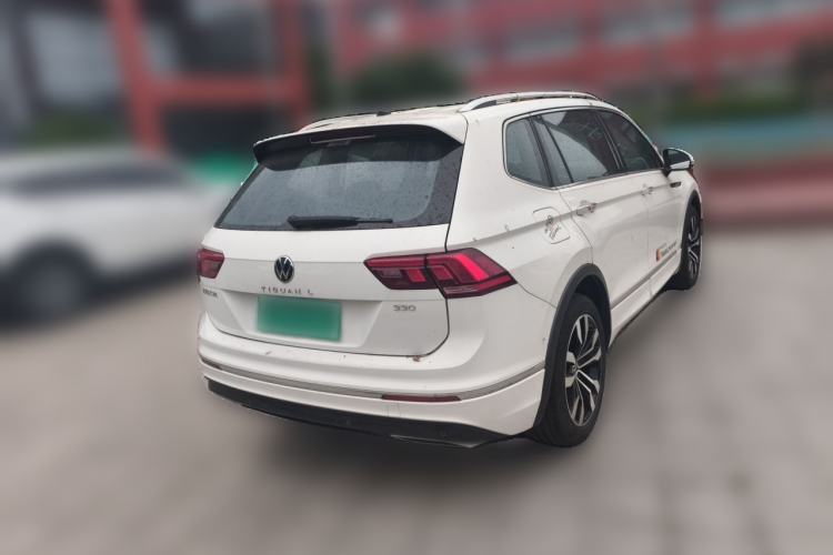Used Volkswagen Tiguan L 2021 330TSI Automatic Two-Wheel Drive R-Line Enhanced Edition Rear Right 45 Deg