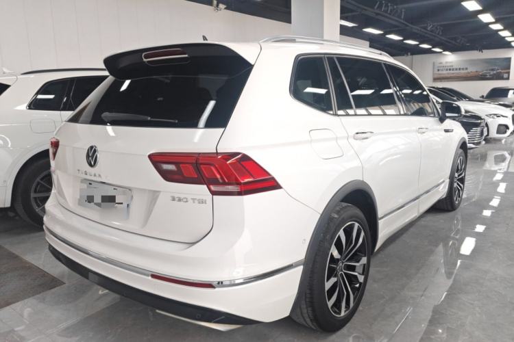 Used Volkswagen Tiguan L 2021 330TSI Automatic Two-Wheel Drive R-Line Enhanced Edition Rear Right 45 Deg