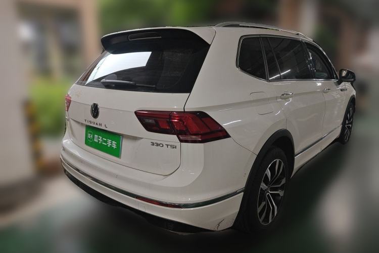 Used Volkswagen Tiguan L 2021 330TSI Automatic Two-Wheel Drive R-Line Enhanced Edition Rear Right 45 Deg