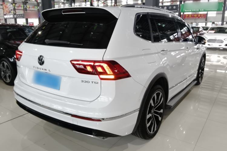 Used Volkswagen Tiguan L 2021 330TSI Automatic Two-Wheel Drive R-Line Enhanced Edition Rear Right 45 Deg