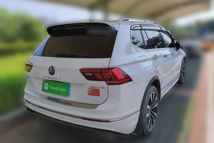 Used Volkswagen Tiguan L 2021 330TSI Automatic Two-Wheel Drive R-Line Enhanced Edition Rear Right 45 Deg