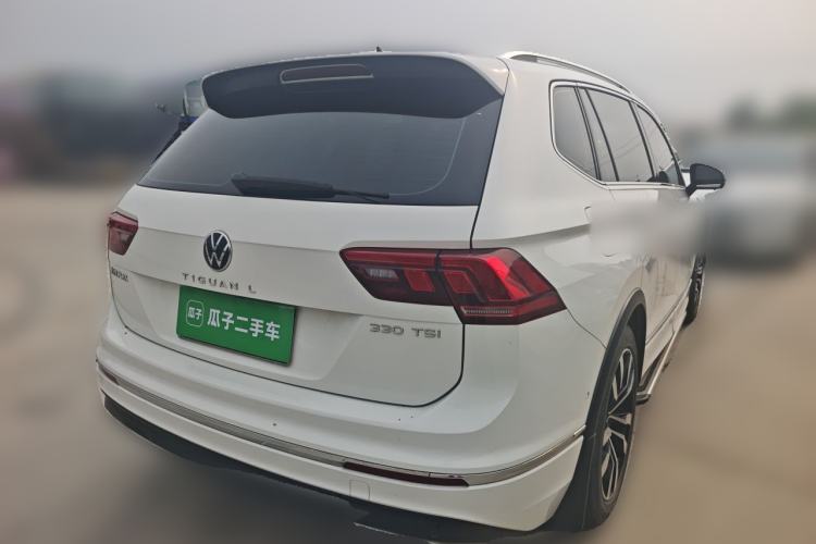 Used Volkswagen Tiguan L 2021 330TSI Automatic Two-Wheel Drive R-Line Enhanced Edition Rear Right 45 Deg