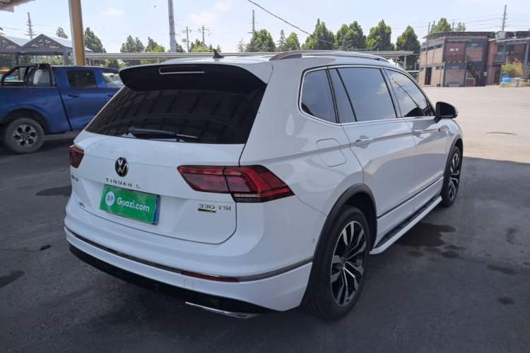 Used Volkswagen Tiguan L 2021 330TSI Automatic Two-Wheel Drive R-Line Flagship Edition Rear Right 45 Deg