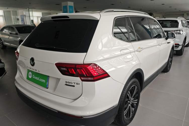Used Volkswagen Tiguan L 2021 330TSI Automatic Two-Wheel Drive Smart Edition Rear Right 45 Deg