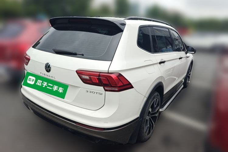 Used Volkswagen Tiguan L 2021 330TSI Automatic Two-Wheel Drive R-Line Enhanced Edition Rear Right 45 Deg