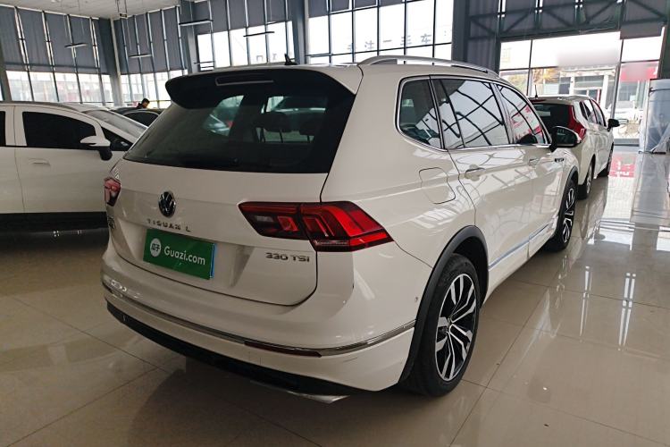 Used Volkswagen Tiguan L 2021 330TSI Automatic Two-Wheel Drive R-Line Enhanced Edition Rear Right 45 Deg