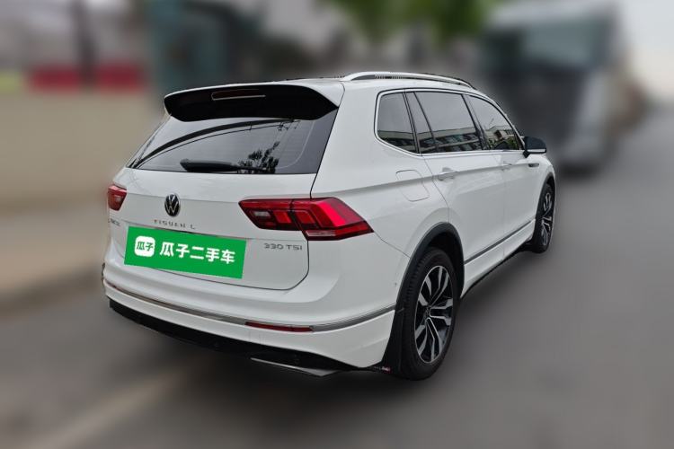Used Volkswagen Tiguan L 2021 330TSI Automatic Two-Wheel Drive R-Line Enhanced Edition Rear Right 45 Deg
