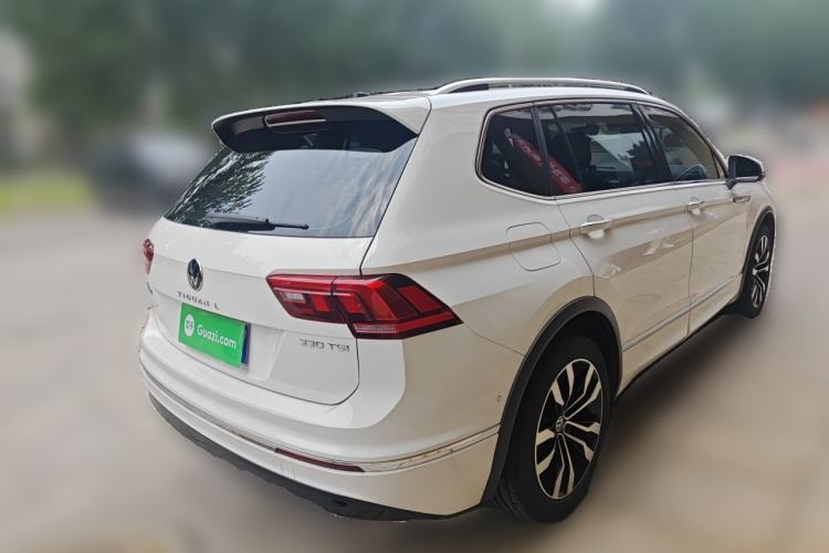 Used Volkswagen Tiguan L 2021 330TSI Automatic Two-Wheel Drive R-Line Enhanced Edition Rear Right 45 Deg