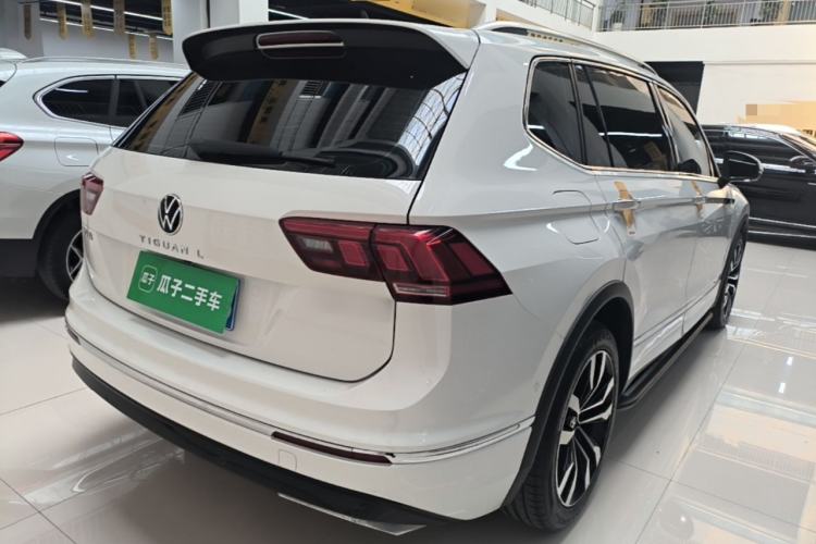 Used Volkswagen Tiguan L 2021 330TSI Automatic Two-Wheel Drive R-Line Enhanced Edition Rear Right 45 Deg