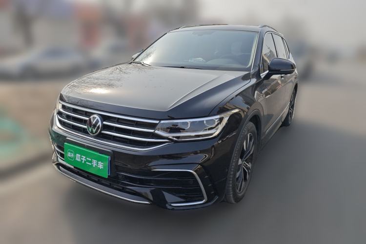 Used Volkswagen Tiguan L 2022 330TSI Automatic Two-Wheel Drive R-Line Enhanced Edition Guazi used car, China used car export, Used car for sale, Used Volkswagen cars, Cheapest cars for sale