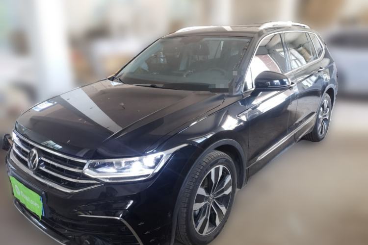 Used Volkswagen Tiguan L 2022 330TSI Automatic Two-Wheel Drive R-Line Enhanced Edition Guazi used car, China used car export, Used car for sale, Used cars, Cheapest cars for sale