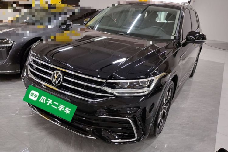 Used Volkswagen Tiguan L 2022 330TSI Automatic Two-Wheel Drive R-Line Enhanced Edition Guazi used car, China used car export, Used car for sale, Used Volkswagen cars, Cheapest cars for sale