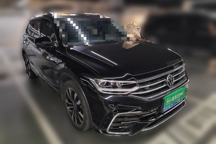 Used Volkswagen Tiguan L 2022 380TSI Automatic All-Wheel Drive R-Line Enhanced Comfort 7-Seater Front Right 45 Deg