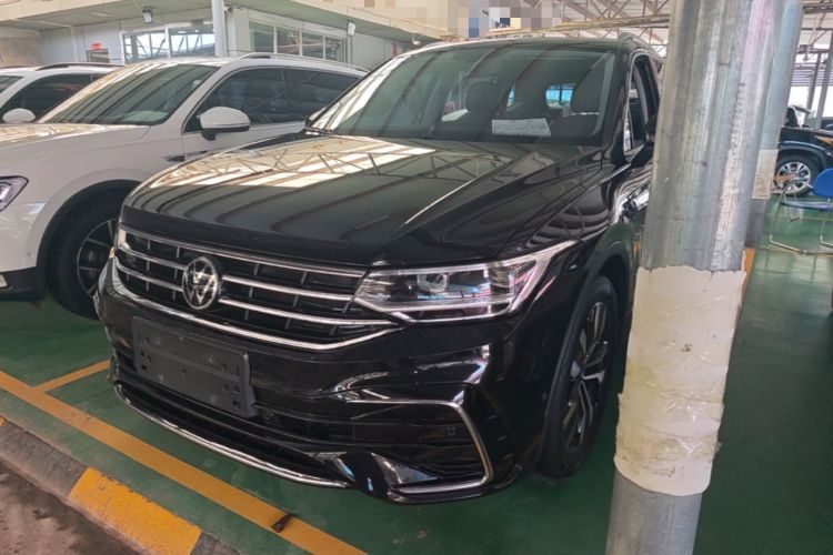 Used Volkswagen Tiguan L 2022 330TSI Automatic Two-Wheel Drive R-Line Enhanced Edition Guazi used car, China used car export, Used car for sale, Used Volkswagen cars, Cheapest cars for sale