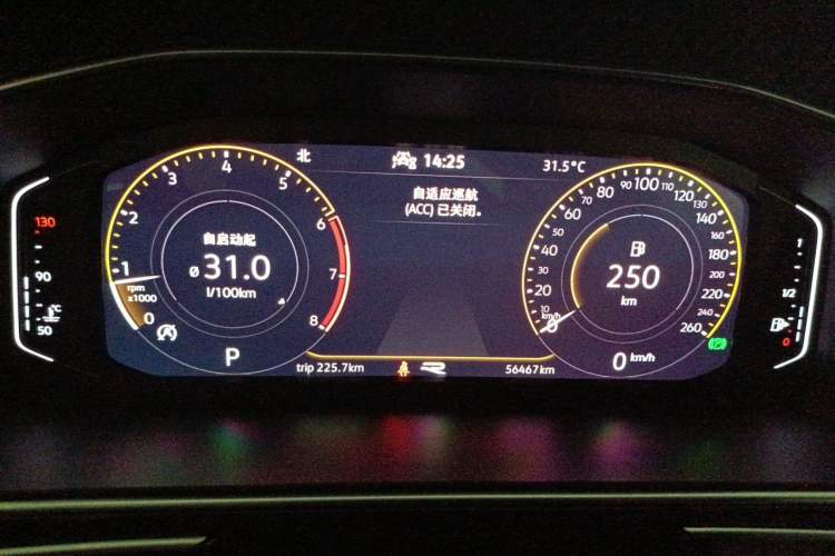 Used Volkswagen Tiguan L 2022 330TSI Automatic Two-Wheel Drive R-Line Enhanced Edition Instrument Cluster