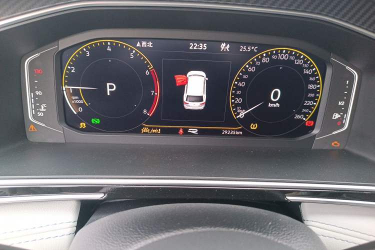 Used Volkswagen Tiguan L 2022 380TSI Automatic All-Wheel Drive R-Line Enhanced Comfort 7-Seater Instrument Cluster