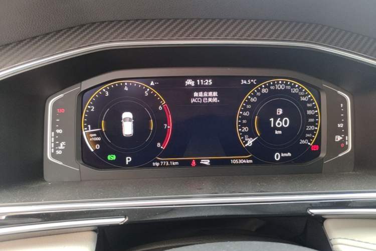 Used Volkswagen Tiguan L 2022 330TSI Automatic Two-Wheel Drive R-Line Enhanced Edition Instrument Cluster