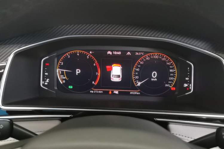 Used Volkswagen Tiguan L 2022 380TSI Automatic All-Wheel Drive R-Line Enhanced Comfort 7-Seater Instrument Cluster