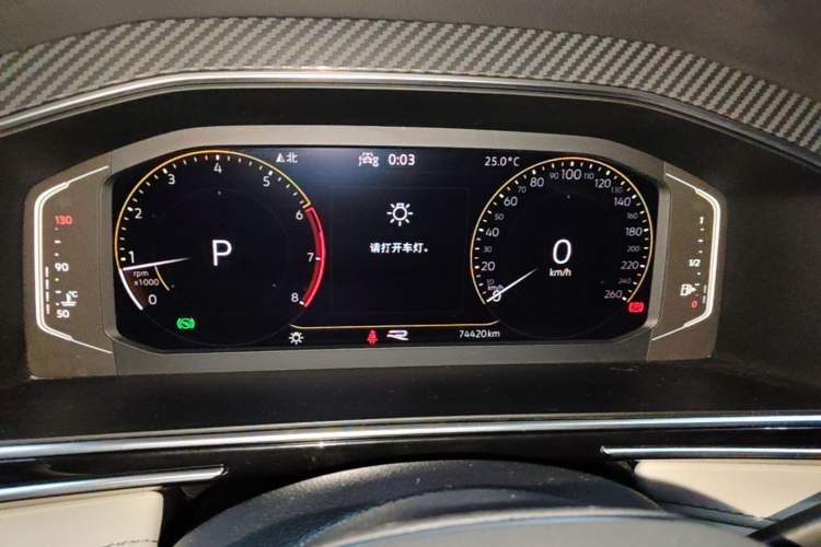 Used Volkswagen Tiguan L 2022 330TSI Automatic Two-Wheel Drive R-Line Enhanced Edition Instrument Cluster
