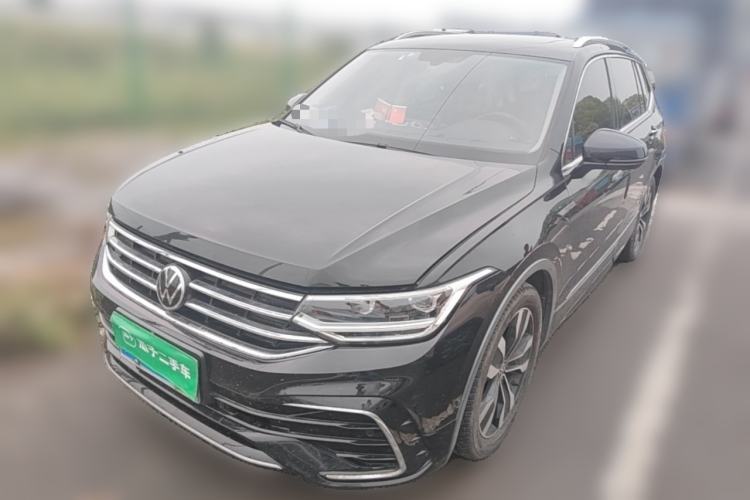 Used Volkswagen Tiguan L 2022 330TSI Automatic Two-Wheel Drive R-Line Enhanced Edition Guazi used car, China used car export, Used car for sale, Used Volkswagen cars, Cheapest cars for sale