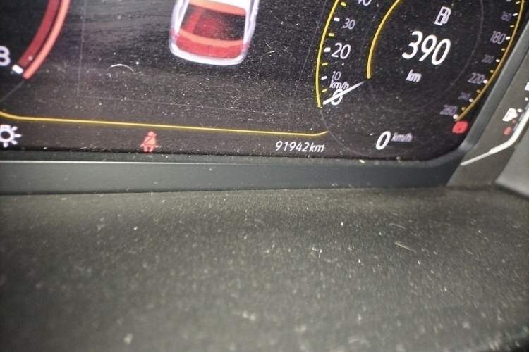 Used Volkswagen Tiguan L 2022 330TSI Automatic Two-Wheel Drive Smart Edition Odometer Close Up