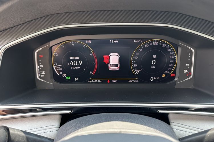 Used Volkswagen Tiguan L 2022 330TSI Automatic Two-Wheel Drive R-Line Enhanced Edition Odometer Close Up