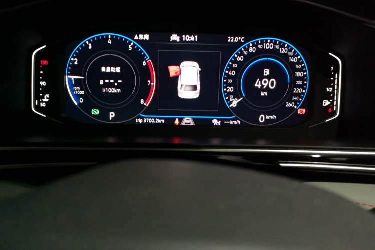 Used Volkswagen Tiguan L 2022 330TSI Automatic Two-Wheel Drive R-Line Flagship Edition Odometer Close Up