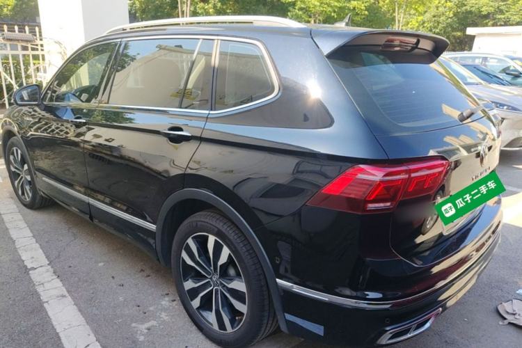 Used Volkswagen Tiguan L 2022 330TSI Automatic Two-Wheel Drive R-Line Enhanced Edition Rear Left 45 Deg