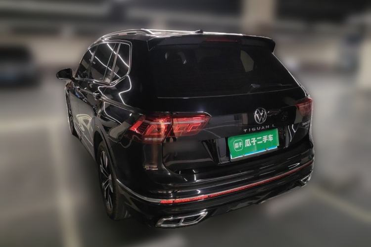 Used Volkswagen Tiguan L 2022 380TSI Automatic All-Wheel Drive R-Line Enhanced Comfort 7-Seater Rear Left 45 Deg