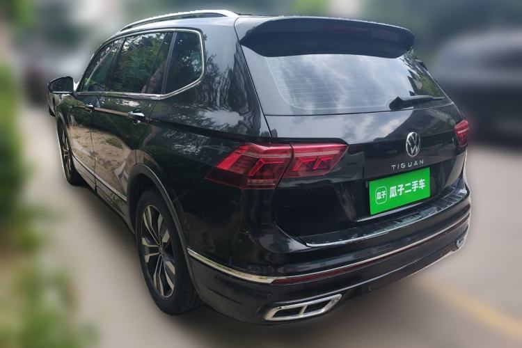 Used Volkswagen Tiguan L 2022 330TSI Automatic Two-Wheel Drive R-Line Enhanced Edition Rear Left 45 Deg